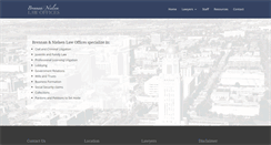 Desktop Screenshot of brennannielsenlaw.com